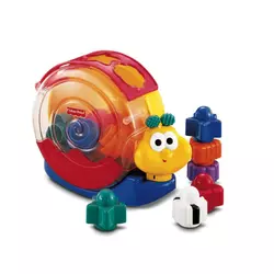 Fisher-Price muzički puž sorter sa 10 kockica