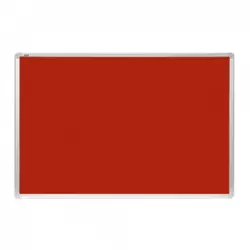 2X3 oglasna tabla - TTA96 Tabla za oglašavanje, 60 x 90 cm, Filc, aluminijum, Crvena