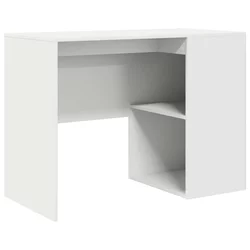 Stol s policom Bijelo 102 x 50 x 75 cm Konstruirano drvo