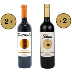 Pinilla Crveno vino Syrah, 0.75l, 2 komada i Pinilla Crveno vino Tempranillo 0.75l, 2 komada