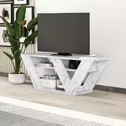HANAH HOME TV polica Pipralla Carrara Marble