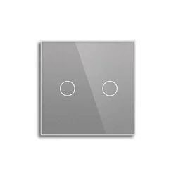 SmartHome Prekidač za svetlo, 2 tastera, Sivi