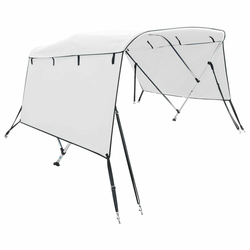 Tenda bimini s 4 luka i bočnim stijenkama 243x(200-213)x137 cm