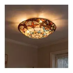 Brilagi - Tiffany vitražna stropna lampa MIRABELLA 2xE27/60W/230V prečnik 40 cm