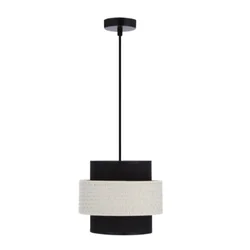 Benta 1 Visilica Crna Krem 1x40W E27 ( 15098 )