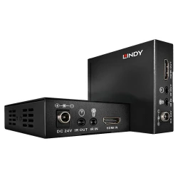 Lindy 38139 AV extender AV transmitter & receiver Black