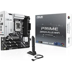 Asus Matična ploča PRIME Z890M-PLUS WIFI, Intel Core Ultra procesori (Serija 2), UEFI AMI BIOS, Intel Z890, Micro ATX