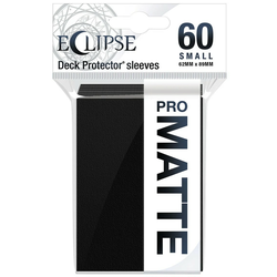 Ultra Pro Matte Eclipse Small Desk Protector Sleeves 60 - Jet Black