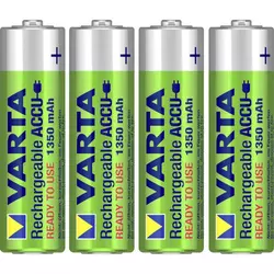 Varta Mignon (AA) baterija NiMH Varta Ready2Use HR06, 1350 mAh, 1.2 V, 4 kosi