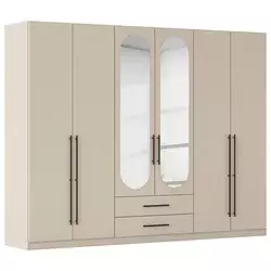 Ormar Sa Klasičnim Vratima Velora 271/210/54 cm šampanjac