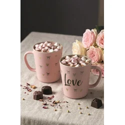 Hermia Set šolja, 2 komada, Roze