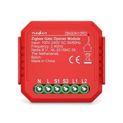 Nedis ZBGDN10RD - Pametni prekidač za garažna vrata SmartLife Zigbee Tuya