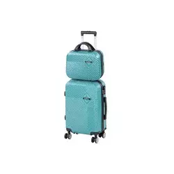 Komplet kovčkov TraveLux Pro VII na kolesih laguna modra