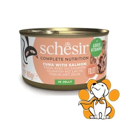 Schesir Cat Tuna & Salmon in Jelly 85g, Fileti Tune U Kombinaciji Sa Lososom
