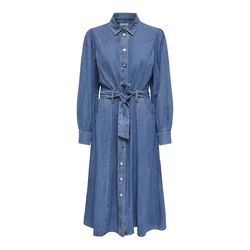 ONLY Dolga srajca ONLCARO moder denim