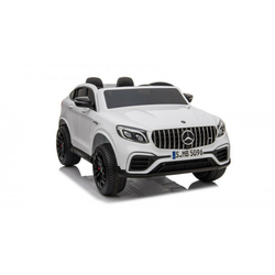 Mercedes GLC AMG 63S - Beli Licencirani Dvosed 4x4 model 311 sa kožnim sedištima i mekim gumama