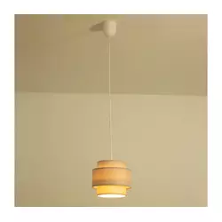 Brilagi - Luster na sajli RESNA 1xE27/60W/230V, prečnik 20 cm, bež