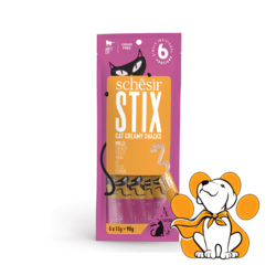 Schesir Stix Cat Creamy Snacks Chicken 6x15g, Kremaste Poslastice Sa Piletinom