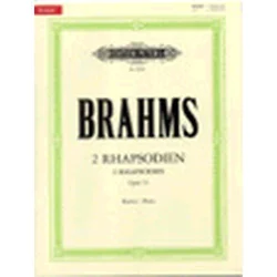 BRAHMS: 2 RHAPSODIEN OP.79 NOTE