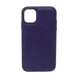 Maska za telefon LEATHER CASE za Iphone 11, Ljubičasta
