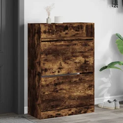 Ormarić za cipele s 2 ladice boja hrasta 80 x 34 x 116 cm