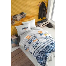 Posteljina Cotton Life 160x220cm Freezone mavi ( VLK000389-freezonemavi )
