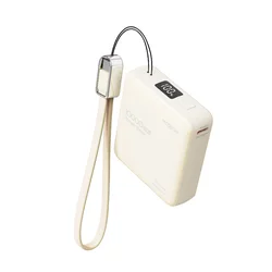 Moxom Power Bank, 22.5 W, 10000 mAh, Bež