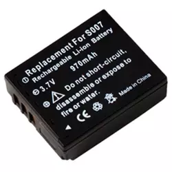 baterija CGA-S007 za Panasonic Lumix DMC-TZ5 / DMC-TZ4 / DMC-TZ3, 970 mAh