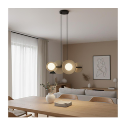 Luster na sajli MODEL 4xG9/8W/230V bež