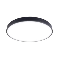 LED prigušiva stropna svetiljka LED/30W/230V 3000-6500K preč. 30 cm crna + daljinski upravljač