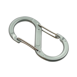 MUNKEES KARABINER FORGED S-SHAPED CARABINER GRAY