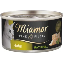MIAMOR Vlažna hrana za mačke, Prirodni fileti piletina Feine Filets, 80g