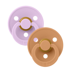 BIBS Cucle, 0-6m, 2 komada, Violet sky & Pumpkin