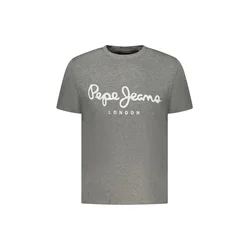 Siva majica s kratkimi rokavi Pepe Jeans