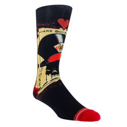 Nogavice PERRI´S SOCKS - ALCHEMY - DYE SUBLIMATION CREW - BLACK - ALA301-001