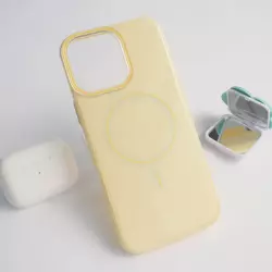 Maska Mag Case Fashion Glitter za iPhone 16 Pro zuta