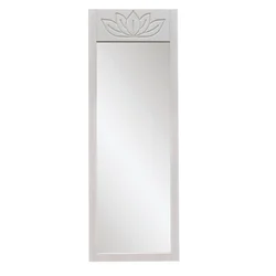 Hanah Home Samostojeće ogledalo Lotus, 55x155x2 cm, Belo