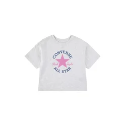 CONVERSE Majica temno modra/pegasto siva/svetlo roza