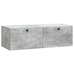 TV ormar za zid Betonska siva 98 x 41 x 30 cm Konstruirano drvo