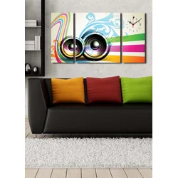 Wallity Zidni sat 3P204045CS-15, 84x45 cm, 3 dela