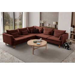 Atelier del Sofa Ugaona garnitura Flexy L, 285 x 285 x 100 cm, Crvena
