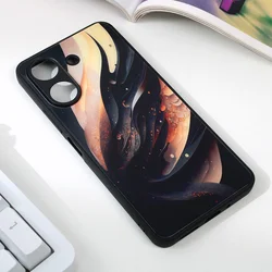 Torbica Abstract za Xiaomi Redmi 13C crna