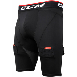 CCM Compression Short Jock Black JR S 2022