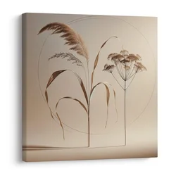 Slika minimalistične trave - 30x30