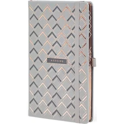 Notes 13x21cm linije 192strane s gumicom Cesello Arrow