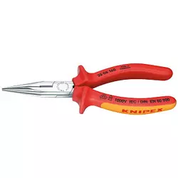 KNIPEX Klešta špic prava sa bočnim sečenjem 1000V VDE 160mm 25 06 160 crvena
