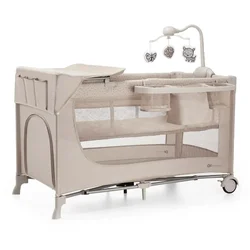 Kinderkraft prenosivi krevetac sa dodacima joy 2 beige ( KLJOY02BEG000AC )
