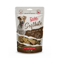 DAFIKO Poslastica za pse u obliku trougla sa ukusom šunke Softbite 150g