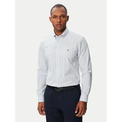 Tommy Hilfiger Srajca Performance MW0MW43430 Svetlo modra Slim Fit