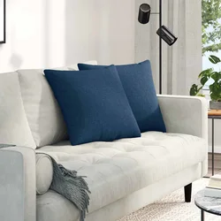 Jastučići za sofu 2 pcs Plava 50 x 50 cm tkanina